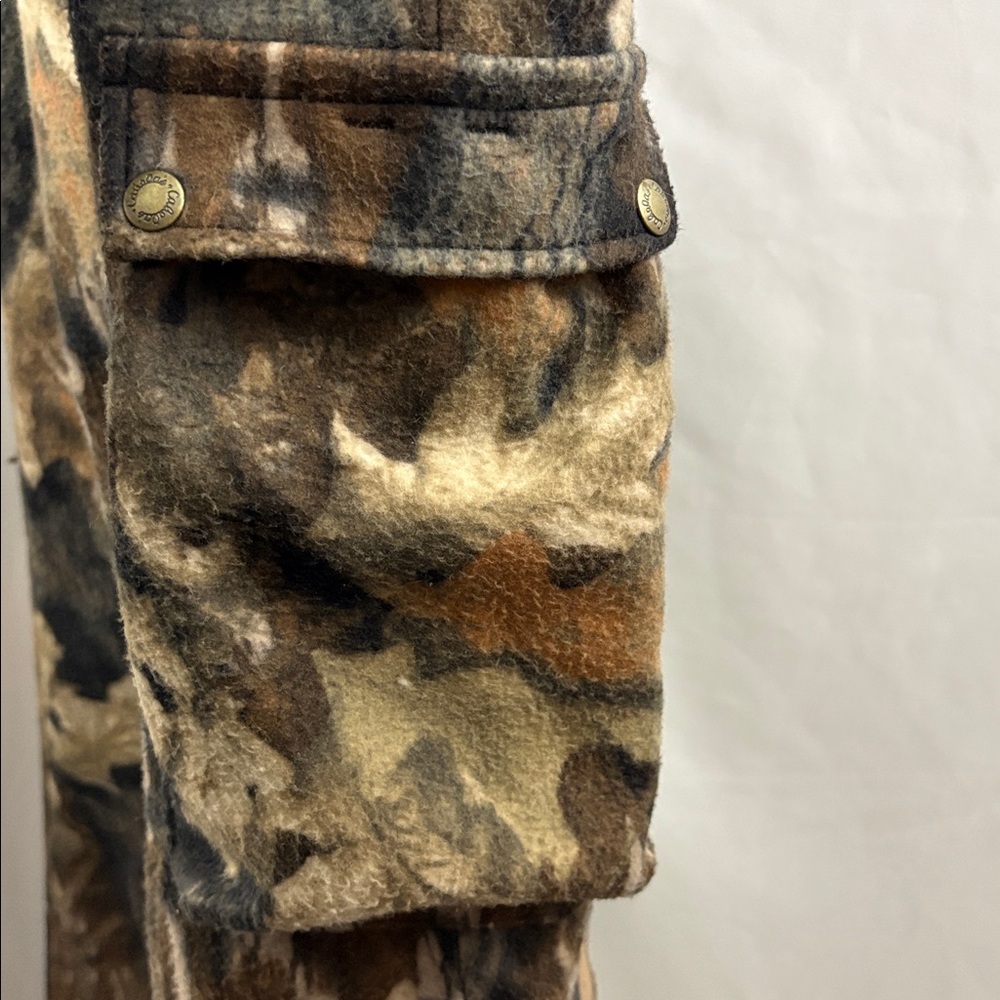 Vintage 80s 90s Cabelas Thermal Camo Cargo Pants Thinsulate Made In USA 34X32 - Picture 7 of 12